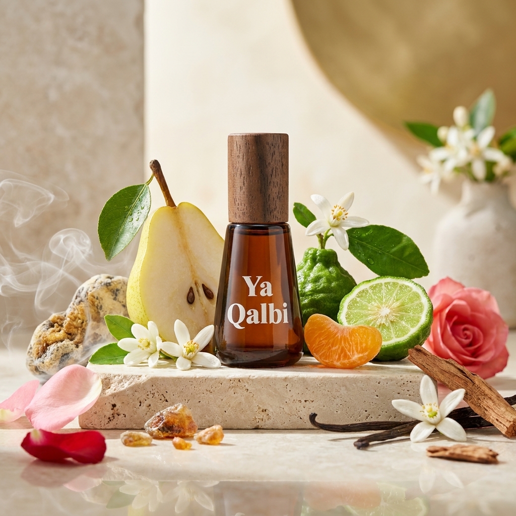 YA_QALBI_perfume_bottle_scene_202607221917 Ya Qalbi concentrate perfume oil 10 ml - Image 1